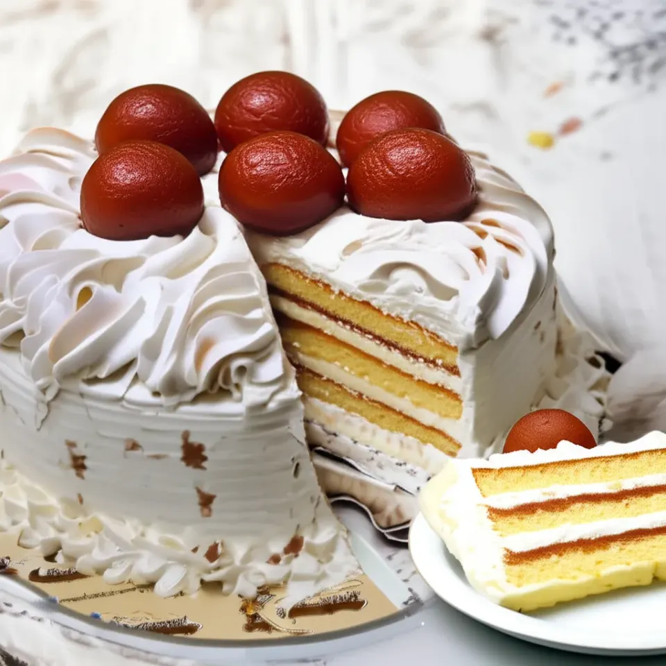 Gulab jamun Cake